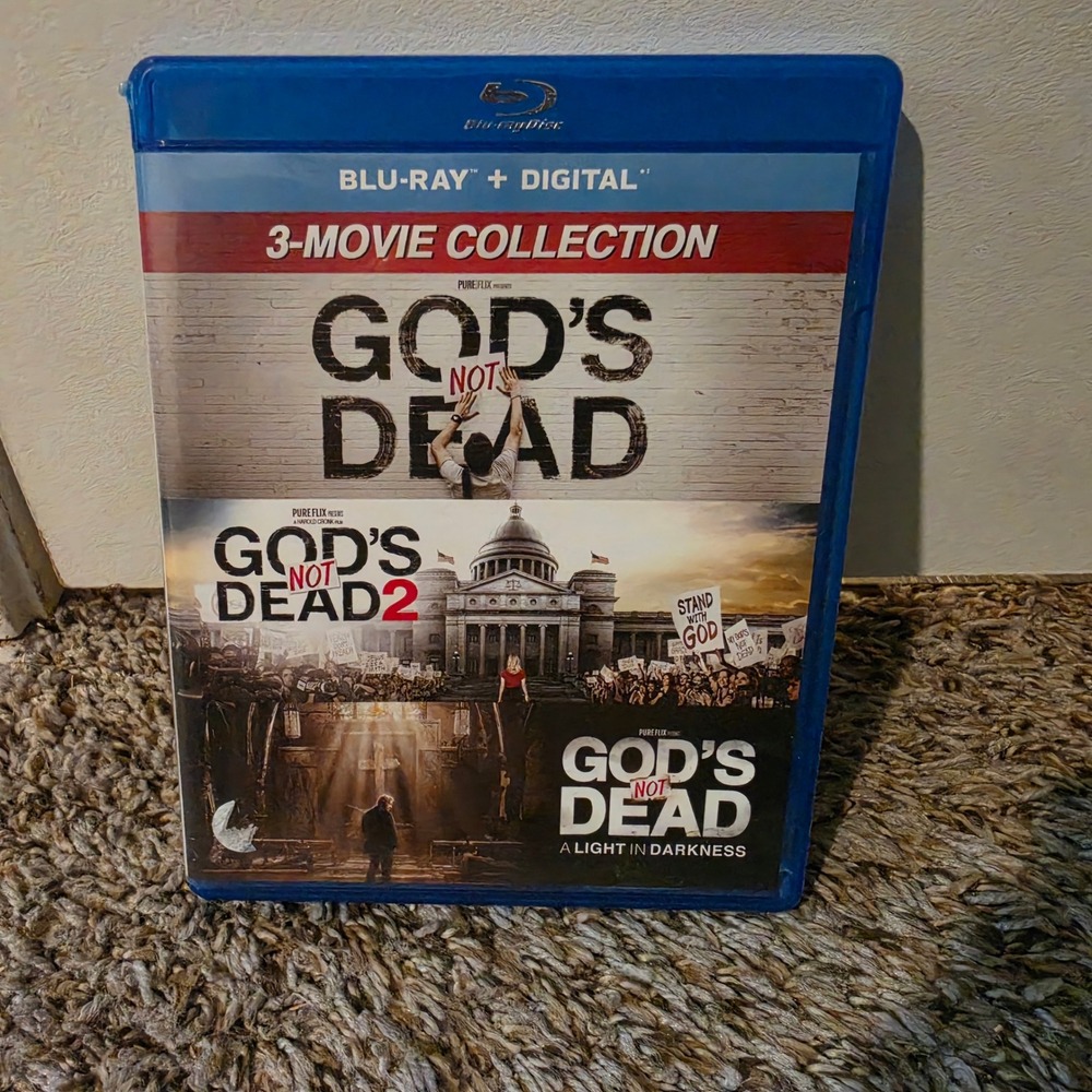 Gods Not Dead 3-Movie Collection Blu-ray Pure Flix Trilogy PG Kevin Sorbo